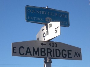 District Street Sign