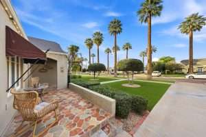 European Style Front Terrace in FQ Story Historic District 917 W Lynwood St