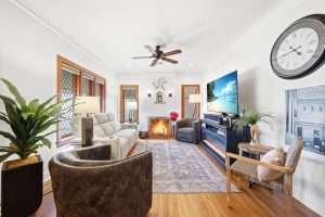 The Gorgeous Living Room at 917 W Lynwood St
