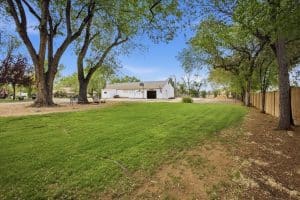 Side of Yard at Chino Valley AZ 1945 Ranch